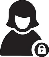 Lock security icon symbol vector image. Illustration of the key secure access system vector design. EPS 10
