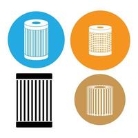 car oil filter icon vector