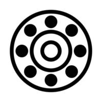 Bearing icon vector