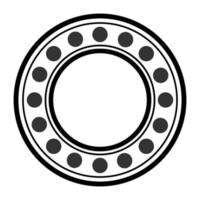 Bearing icon vector