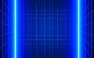 Futuristic technological grid background. Digital futurist cyber space design, cyberpunk technology, Virtual reality, science fiction matrix, science light perspective wallpaper, template photo