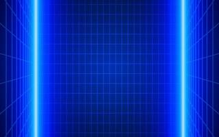 Futuristic technological grid background. Digital futurist cyber space design, cyberpunk technology, Virtual reality, science fiction matrix, science light perspective wallpaper, template photo