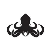 squid icon vector illustration logo design