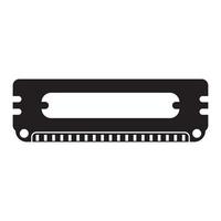 computer RAM icon. vector illustration symbol design