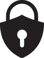 Lock security icon symbol vector image. Illustration of the key secure access system vector design. EPS 10