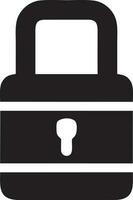 Lock security icon symbol vector image. Illustration of the key secure access system vector design. EPS 10