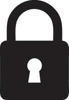 Lock security icon symbol vector image. Illustration of the key secure access system vector design. EPS 10