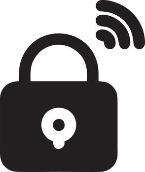 Lock security icon symbol vector image. Illustration of the key secure access system vector design. EPS 10