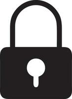 Lock security icon symbol vector image. Illustration of the key secure access system vector design. EPS 10