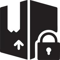 Lock security icon symbol vector image. Illustration of the key secure access system vector design. EPS 10