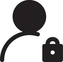 Lock security icon symbol vector image. Illustration of the key secure access system vector design. EPS 10