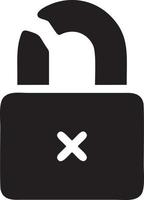 Lock security icon symbol vector image. Illustration of the key secure access system vector design. EPS 10