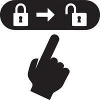 Lock security icon symbol vector image. Illustration of the key secure access system vector design. EPS 10