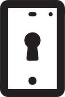 Lock security icon symbol vector image. Illustration of the key secure access system vector design. EPS 10