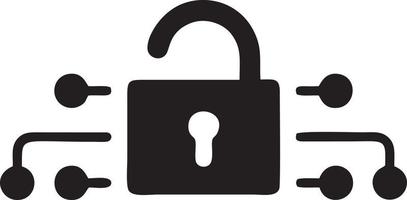 Lock security icon symbol vector image. Illustration of the key secure access system vector design. EPS 10