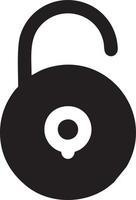 Lock security icon symbol vector image. Illustration of the key secure access system vector design. EPS 10