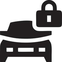 Lock security icon symbol vector image. Illustration of the key secure access system vector design. EPS 10