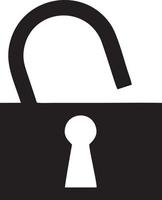 Lock security icon symbol vector image. Illustration of the key secure access system vector design. EPS 10