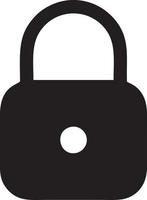 Lock security icon symbol vector image. Illustration of the key secure access system vector design. EPS 10