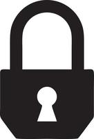 Lock security icon symbol vector image. Illustration of the key secure access system vector design. EPS 10