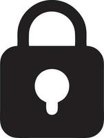 Lock security icon symbol vector image. Illustration of the key secure access system vector design. EPS 10