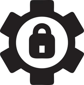 Lock security icon symbol vector image. Illustration of the key secure access system vector design. EPS 10