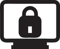 Lock security icon symbol vector image. Illustration of the key secure access system vector design. EPS 10