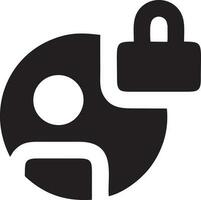 Lock security icon symbol vector image. Illustration of the key secure access system vector design. EPS 10