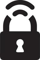 Lock security icon symbol vector image. Illustration of the key secure access system vector design. EPS 10