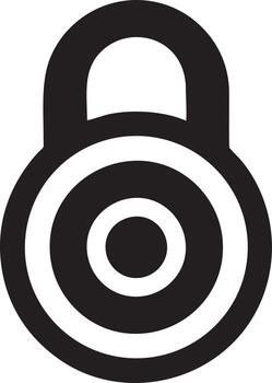 Lock security icon symbol vector image. Illustration of the key secure access system vector design. EPS 10