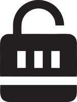 Lock security icon symbol vector image. Illustration of the key secure access system vector design. EPS 10