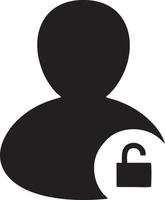 Lock security icon symbol vector image. Illustration of the key secure access system vector design. EPS 10