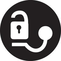 Lock security icon symbol vector image. Illustration of the key secure access system vector design. EPS 10