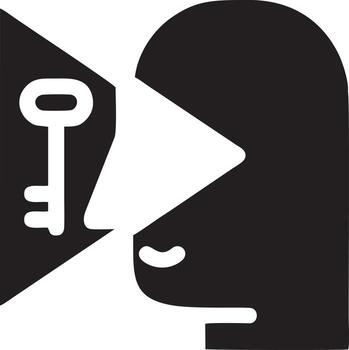 Lock security icon symbol vector image. Illustration of the key secure access system vector design. EPS 10