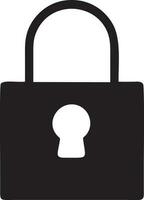 Lock security icon symbol vector image. Illustration of the key secure access system vector design. EPS 10