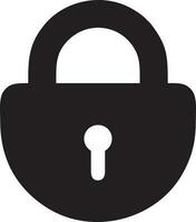 Lock security icon symbol vector image. Illustration of the key secure access system vector design. EPS 10