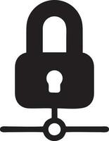 Lock security icon symbol vector image. Illustration of the key secure access system vector design. EPS 10