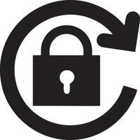 Lock security icon symbol vector image. Illustration of the key secure access system vector design. EPS 10