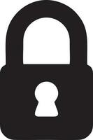 Lock security icon symbol vector image. Illustration of the key secure access system vector design. EPS 10