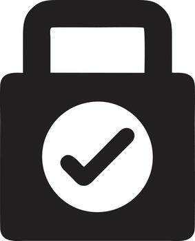 Lock security icon symbol vector image. Illustration of the key secure access system vector design. EPS 10