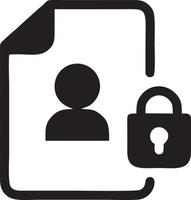 Lock security icon symbol vector image. Illustration of the key secure access system vector design. EPS 10