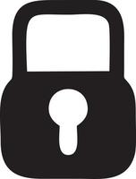 Lock security icon symbol vector image. Illustration of the key secure access system vector design. EPS 10