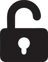 Lock security icon symbol vector image. Illustration of the key secure access system vector design. EPS 10