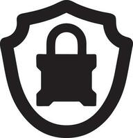 Lock security icon symbol vector image. Illustration of the key secure access system vector design. EPS 10