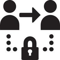 Lock security icon symbol vector image. Illustration of the key secure access system vector design. EPS 10