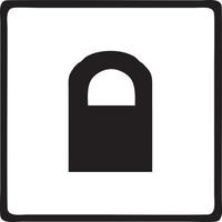 Lock security icon symbol vector image. Illustration of the key secure access system vector design. EPS 10