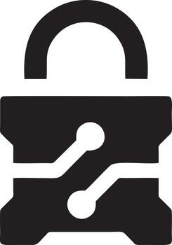 Lock security icon symbol vector image. Illustration of the key secure access system vector design. EPS 10