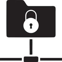 Lock security icon symbol vector image. Illustration of the key secure access system vector design. EPS 10