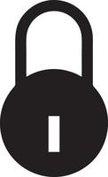 Lock security icon symbol vector image. Illustration of the key secure access system vector design. EPS 10