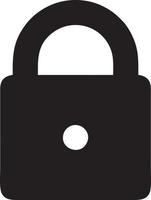 Lock security icon symbol vector image. Illustration of the key secure access system vector design. EPS 10